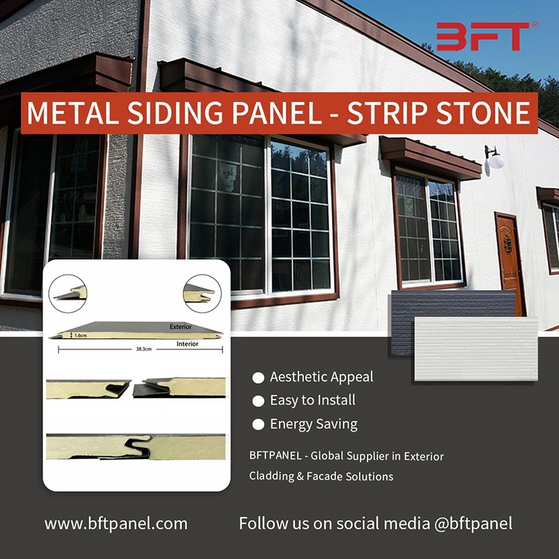 metal siding panels strip stone cladding series metal siding panels strip stone cladding series